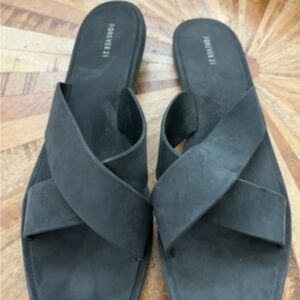 Forever 21 Charcoal Women's Sandals